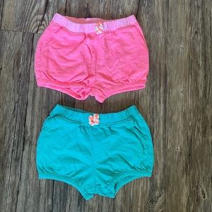 Carter's Baby Girl 2 pair of Shorts